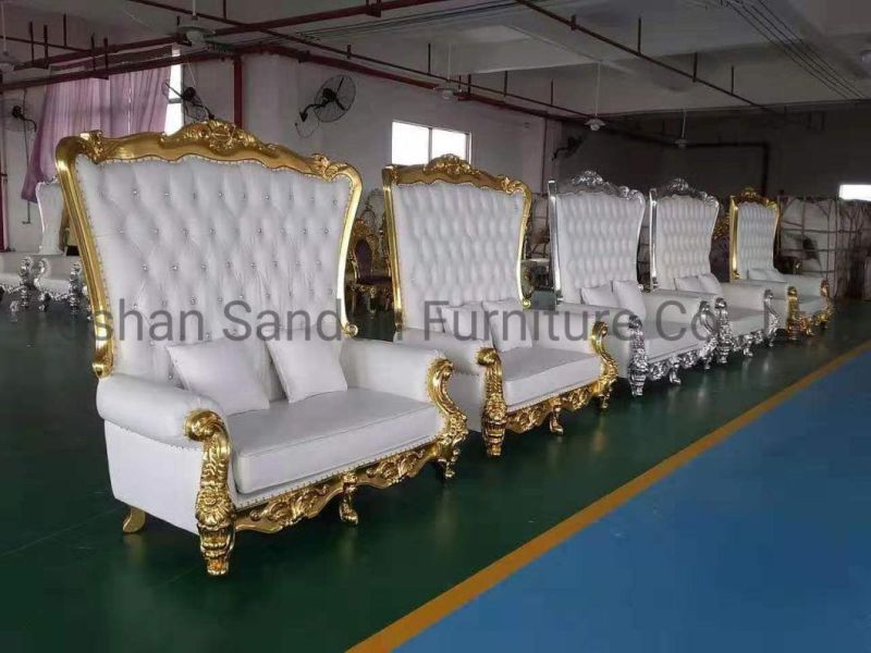 10 Years Experience Factory Wholesale Wedding Event Throne Sofa for Bride