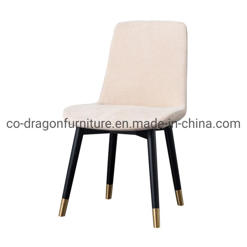 Wooden Legs Fabric Software Dining Chair Set for Home Furniture