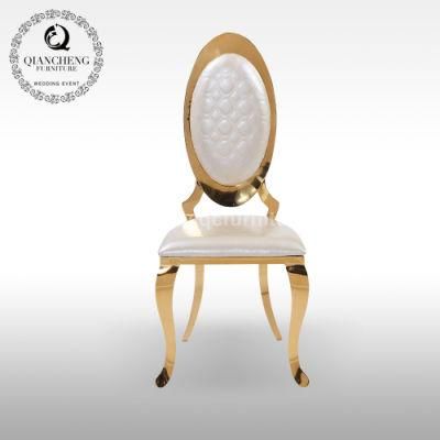 Vintage Design Hotel Wedding Chair Elegant PU Dining Wedding Chairs