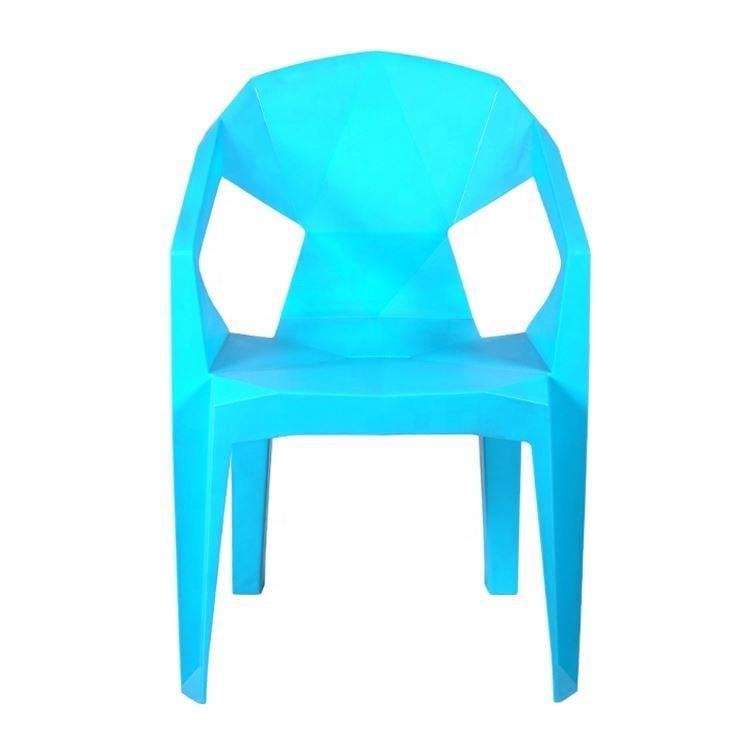 Cheap Plastic Chair for Garden Stackable Outdoor Chair PP Leisure Dining Chair Without Arm