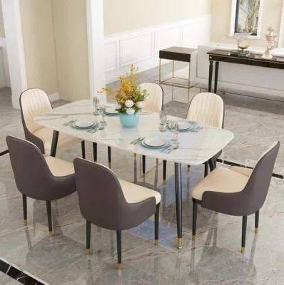 Accept Customized Modern Marble Hotel Luxury Dining Tables