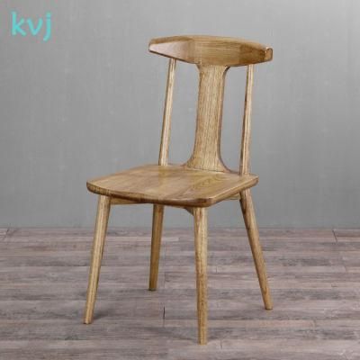 Kvj-7019 Windsor Solid Wood Dining Durable Cozy Ash Side Chair