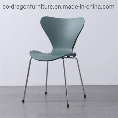 Wholesale Dining Furniture Steel Legs Dining Chair with Plastic Set