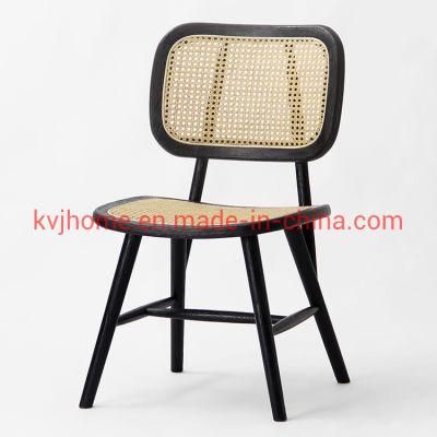 Kvj-6546 New Home Furniture Rattan Wooden Dining Chair