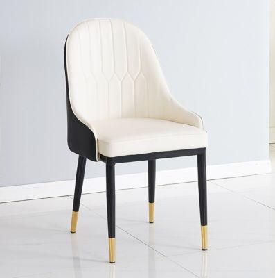 Gold Plated Steel Leg High Grade Velvet Dining Chair