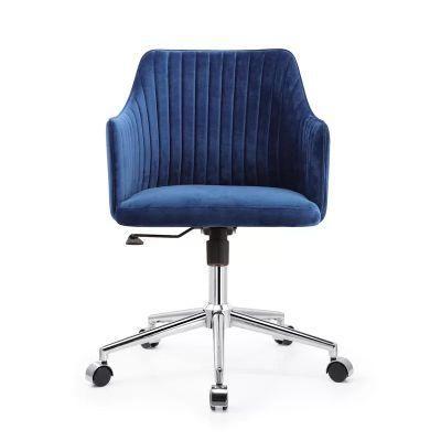 High Quality Velvet French Modern Swivel Office Chair