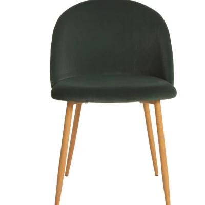 Velvet Navy Blue Upholstery Dining Chair Dining Room / Luxury Design Restaurant Fabric Green Velvet Dining Chair