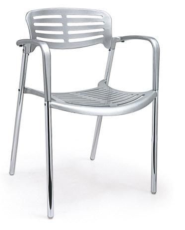 Popular Design for Us Market Stacking Aluminum Dining Chair