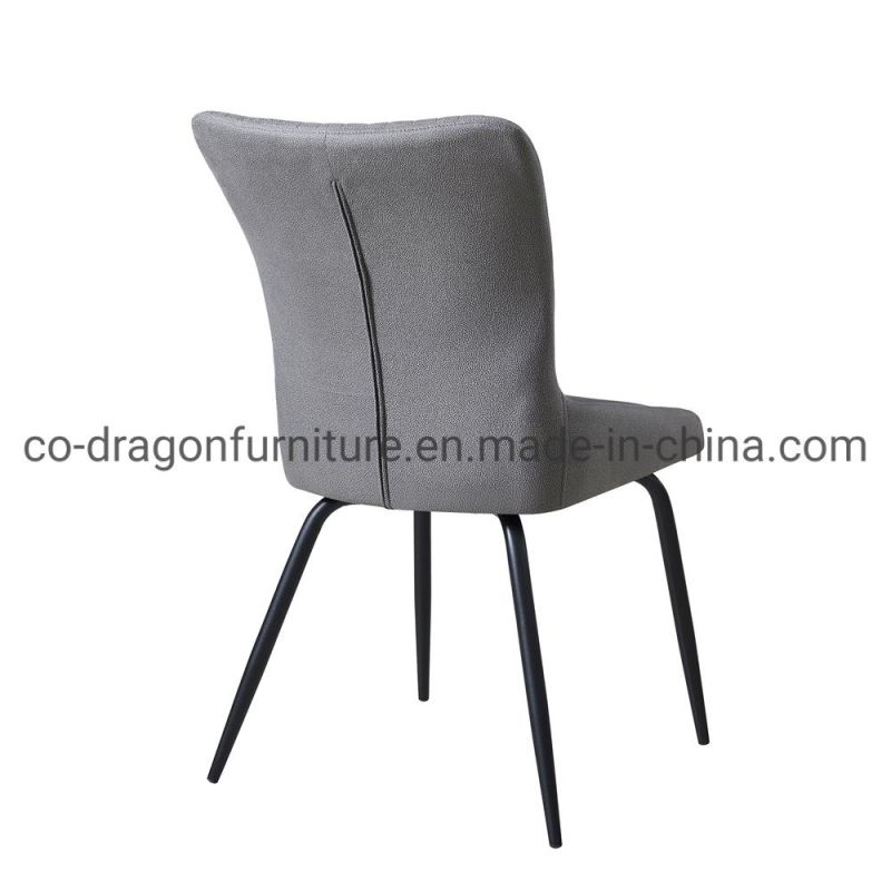 Wholesale Market Steel Dining Chair with Leather for Home Furniture