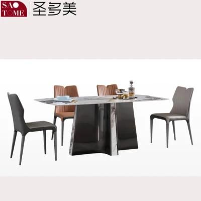 Modern Popular Rock Board Furniture Dining Table