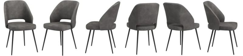 Upholstered Chairs with Metal Legs Velvet Cover Soft Seat and Backrest Green Dining Kitchen Chairs