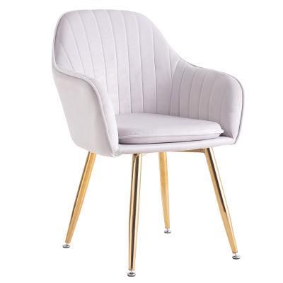 Dining Chair Wholesale Gold Luxury Nordic Cheap Indoor Home Furniture Dining Room Restaurant Metal Velvet Modern Dining Chair