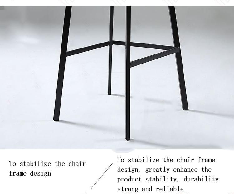 Iron Design Brow Bar Chair Furniture Hardware Draughtsman Chair German Style Cafe Commercial Bar Chair