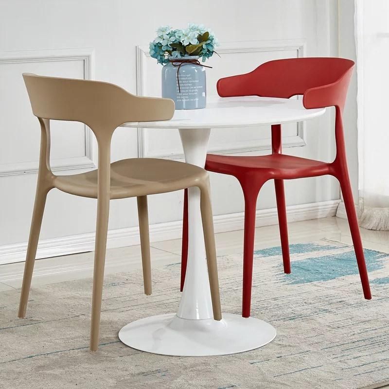 High Quality Home Hotel Stackable Hall Kitchen Durable Plastic Chair