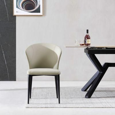 Factory Promotional PU Covers Dining Chair for Restaurant