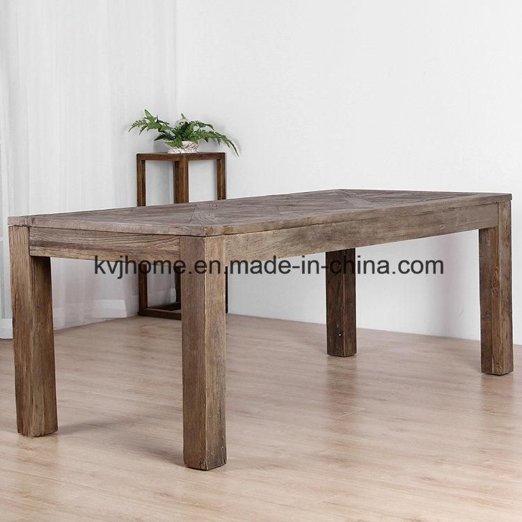 Reclaimed Wood Furniture Vintage Antique Rustic Banquet Table