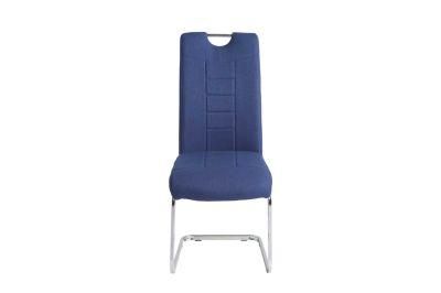 Blue Flannel Office Chair