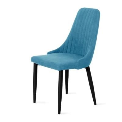 Hot Selling Metal Frame Dining Chairs with Cushion Seated Metal Frame Dining Chair