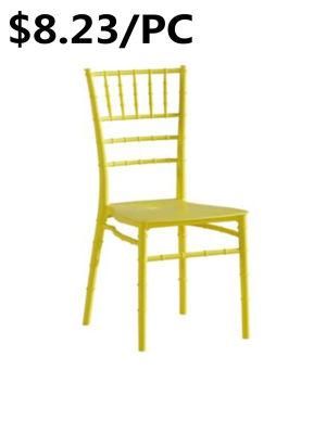 Latest Style Stackable Metal Patio Tiffany Wedding Silla Chiavari Chair