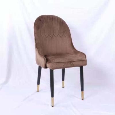 Fabric Metal Chair Vintage French Dining Chair Modern