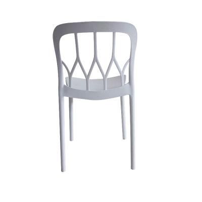 Modern Nordic Plastic Chairs for Events Outdoor and Indoor Stackable Armchair White Plastic Chair