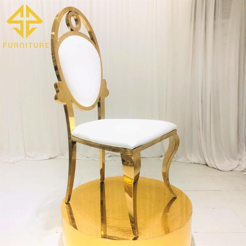 Hotel Furniture Royal Gold Staineless Steel Banquet Chair