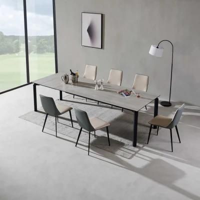 Modern Design Table Spanish Ceramic Dining Table Extension Livingroom Furniture