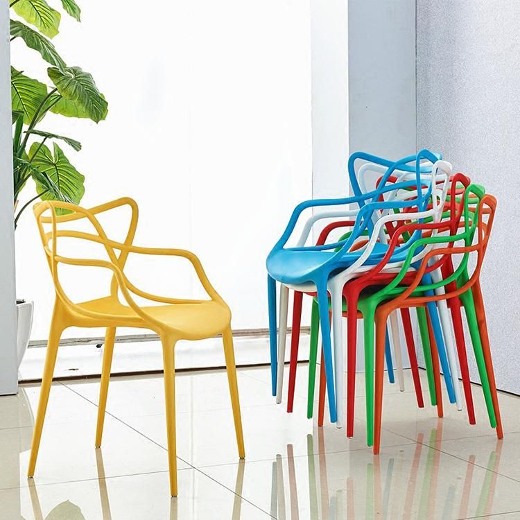 Silla Comedor Summer Hollow out Yellow Plastic Dining Chair Nordic Simple Wedding Used Dining Chairs Banquet Cat Ear Chair Wholesale