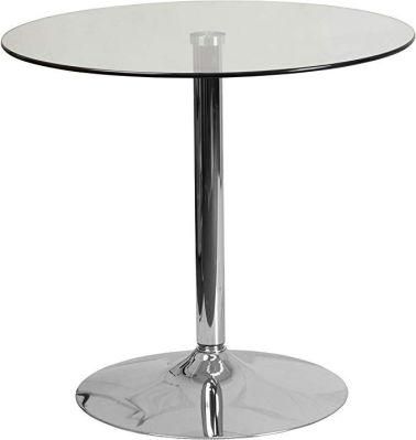 Hot Selling Modern Dining Room Furniture Home Furniture Stainless Steel Glass Dining Table