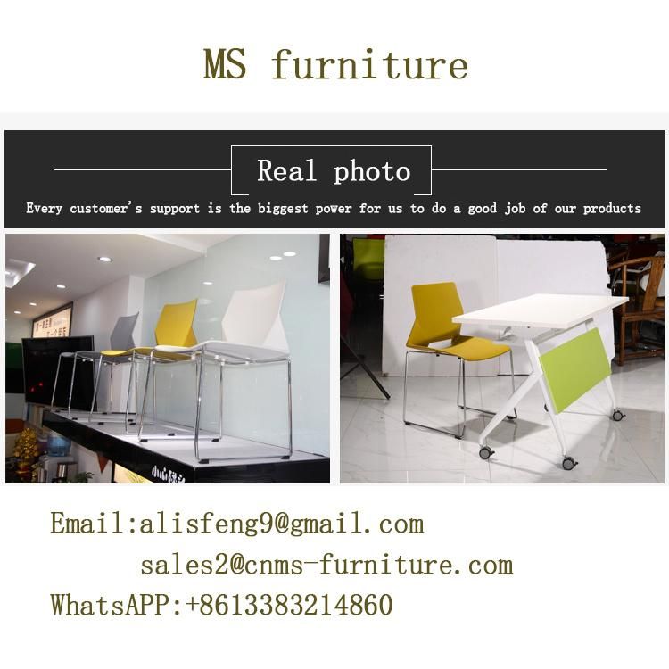 2022 Fashionable Office Furniture Green PP Plastic Chair