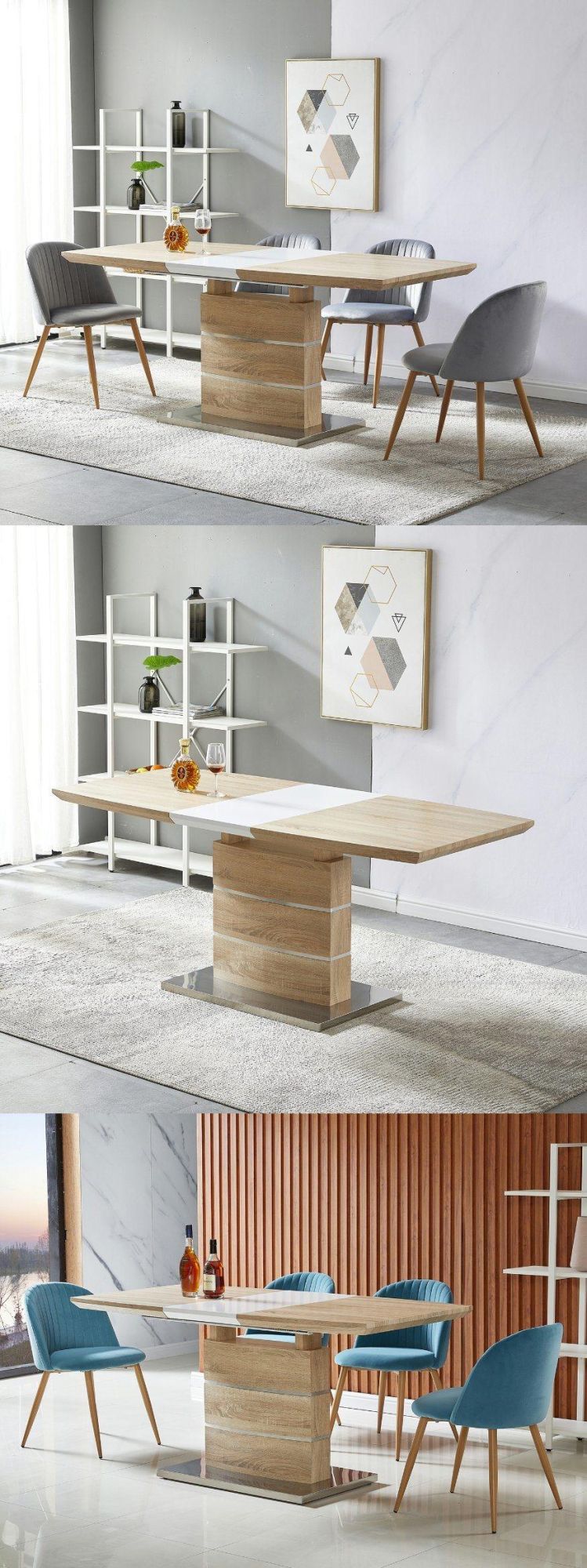 Extension High Gloss Dining Table