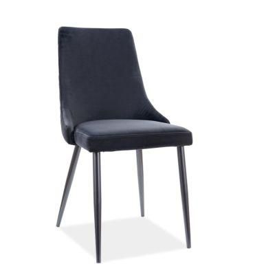 Newly Design Metal Frame and Fabric Cover Dining Chair for Home