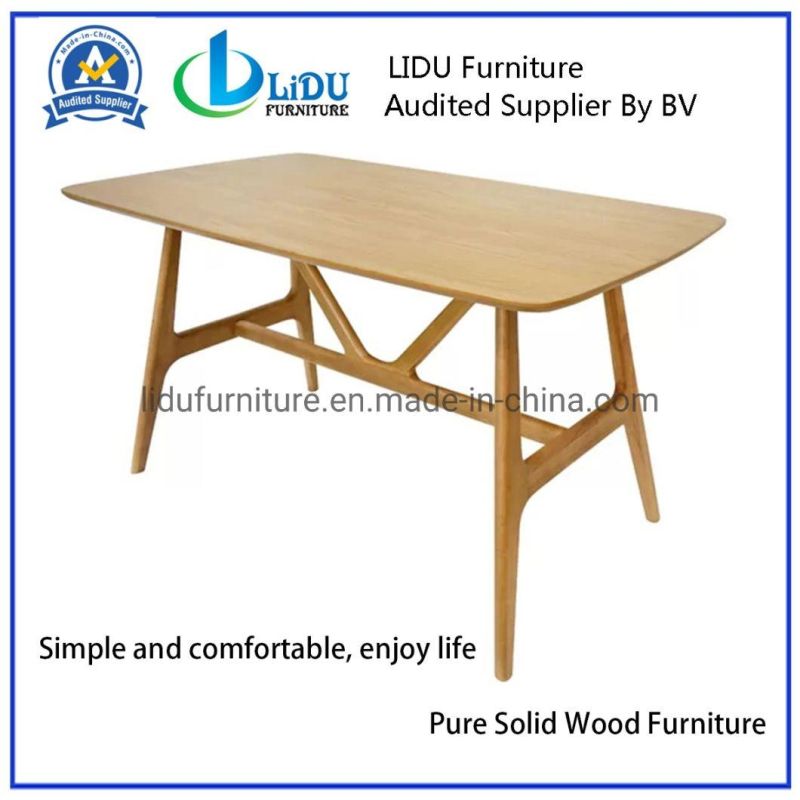 Imported Oak Solid Wooden Dining Room Table Dining Table Hot Sale Best Price Dining Table