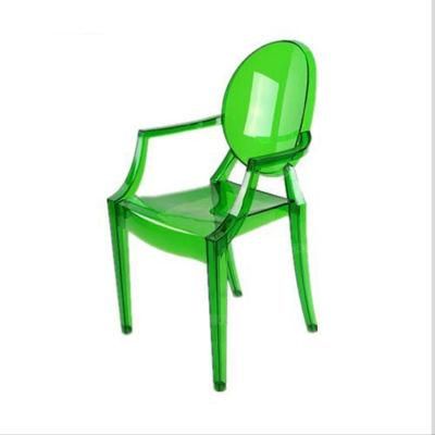 Stackable Chaise Fantome Wholesale Cheap Green PC Wedding Chairs Resin Hotel Banquet Dining Chairs Luxury Ghost Chairs for Sale