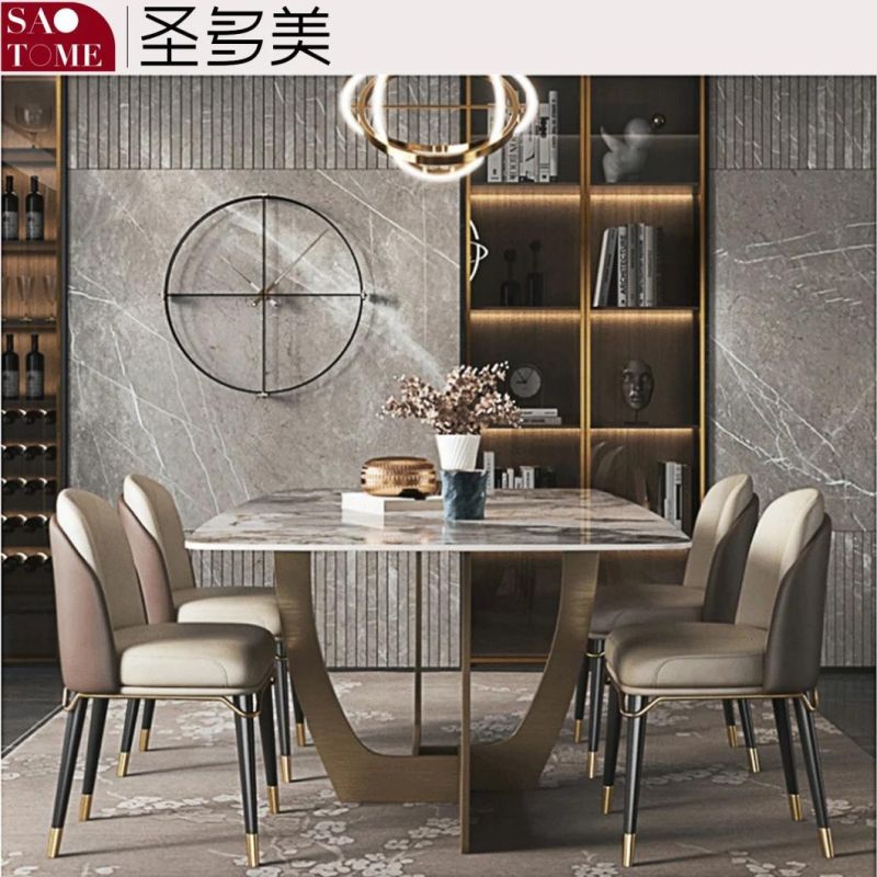 Modern Living Room Dining Room Furniture Cross Base Dining Table