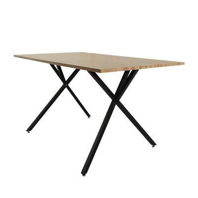 Cheap Wholesale Modern Furniture Wooden Table Creative Restaurant MDF Dining Table