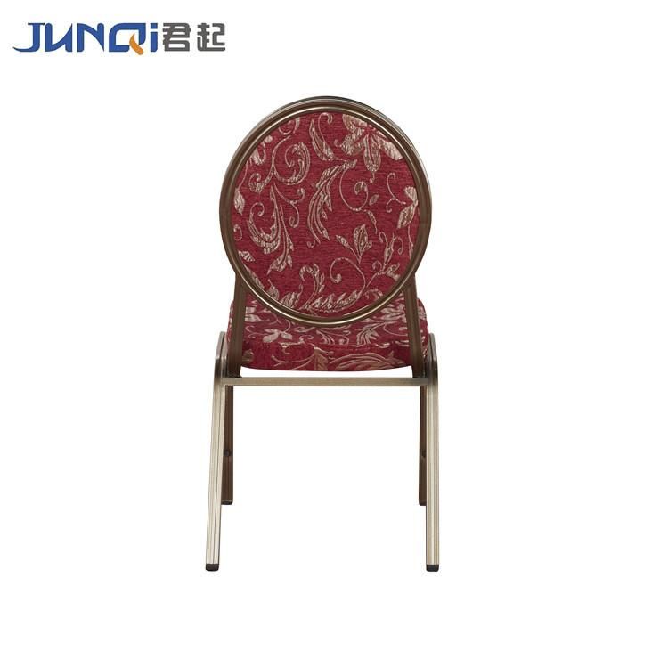 High Quality Luxury Iron Metal Restaurant Dining Wedding Hotel Banquet Chair