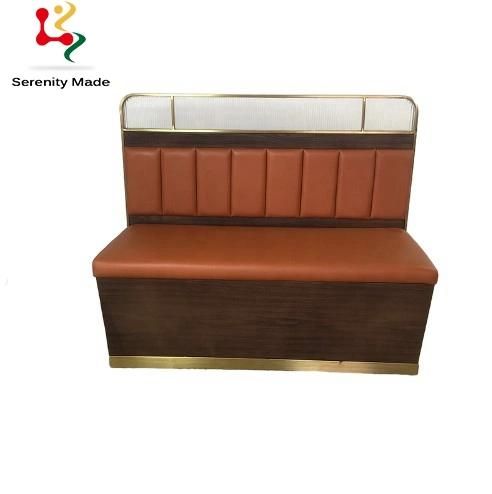 Bespoke Design Double Side Restaurant Booth Sofa Seating