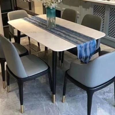 Factory Modern Restaurant Home Dinner Kitchen Furniture Marble Dining Table