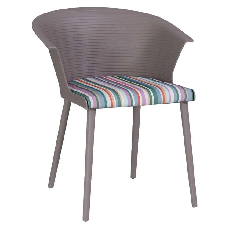 Hot Sale Restaurant Chair Plastic Chair Modern Home Outdoor Furniture Cafe Upholstery Dining PP Plastic Chair