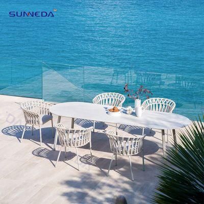 Modern Style Factory Directly Garden Furniture Dining Table Chair Set