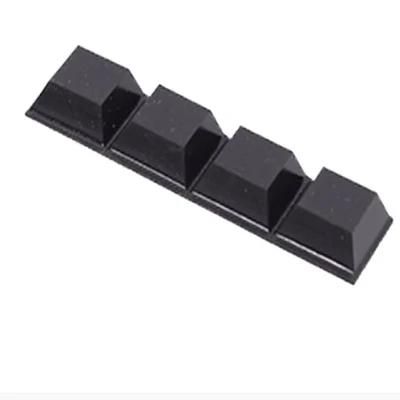 Silicone Rubber Product Trapezoid Rubber Feet for Chair Furniture Protection