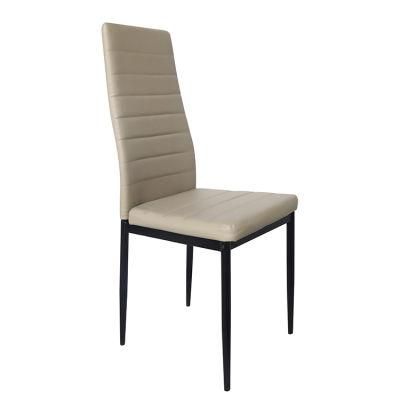 High Back PVC PU Living Room Home Dining Room Furniture Chair in Modern Style