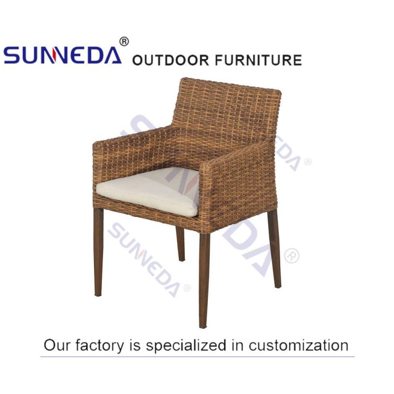 Outdoor Rattan Wicker Garden Furniture Hotel Leisure Round Table and Chair Set