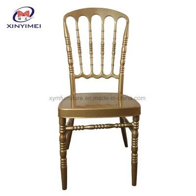 New Style Luxury Gold Metal Napoleon Chair Wholesale