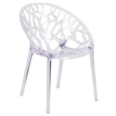 Wholesale Crystal Mirage Plastic Louis Chair