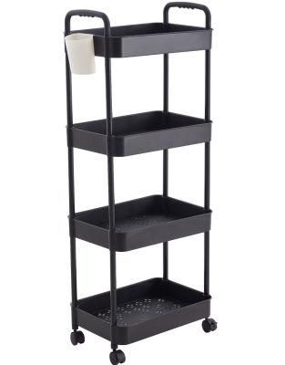 3 Tier Utility Home Trolley Kitchen Storage Organizer Rolling Cart