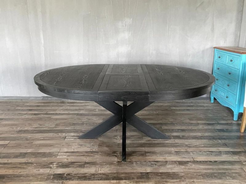 Hot Sale Round Unfolded Furniture Hotel Home Modern Dining Living Room Table