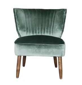 Dining Furniture Soft Velvet Stripe Restaurant Dinner Room Chair