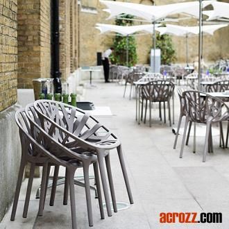 Outdoor Garden Plastic Stackable Furniture Vegetal Chair